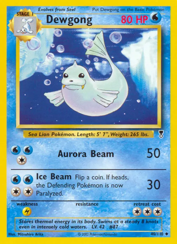 Dewgong, Legendary Collection #40