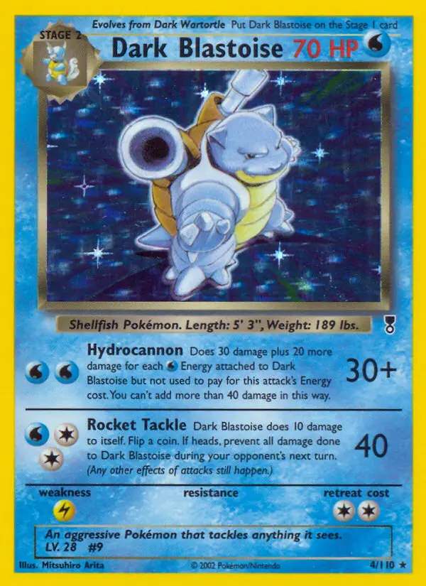 Dark Blastoise, Legendary Collection #4