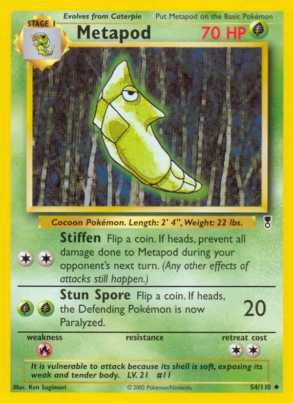 Metapod, Legendary Collection #54