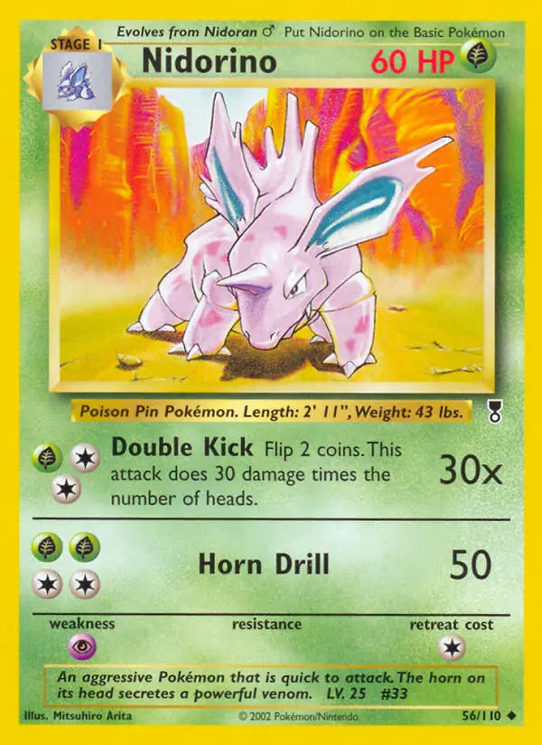 Nidorino, Legendary Collection #56