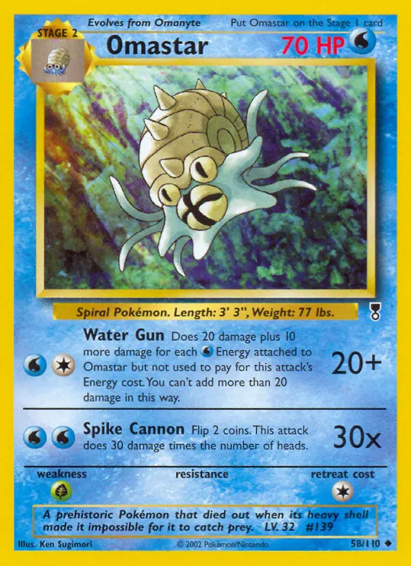 Omastar, Legendary Collection #58