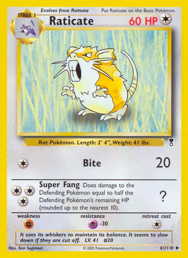Raticate, Legendary Collection #61
