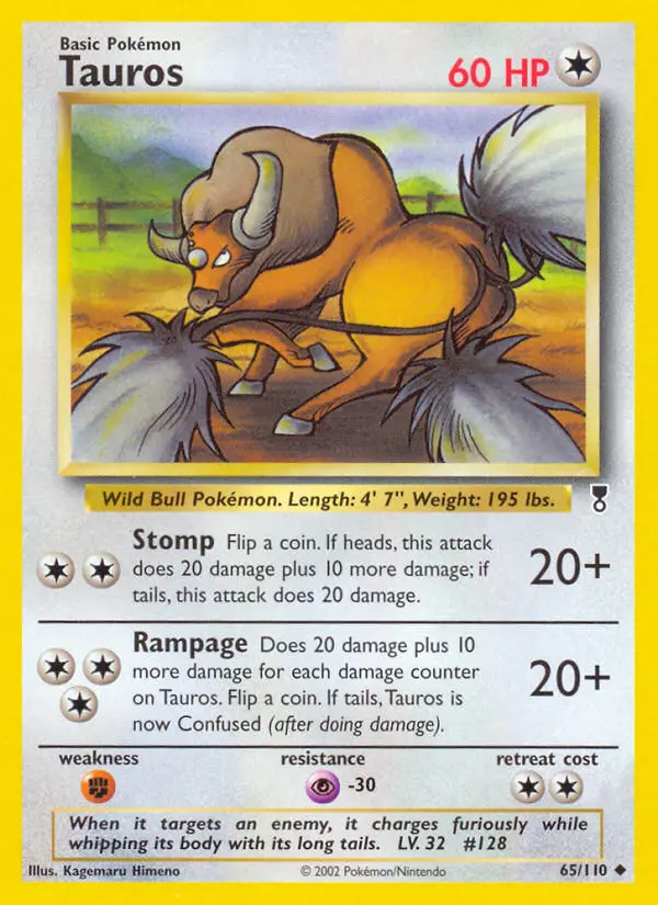Tauros, Legendary Collection #65
