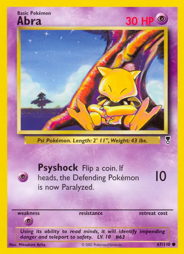 Abra, Legendary Collection #67