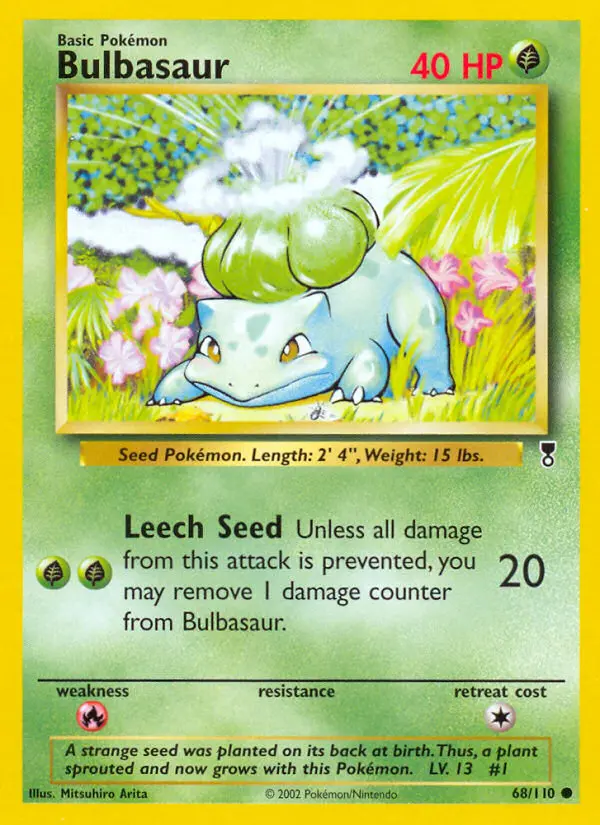 Bulbasaur, Legendary Collection #68