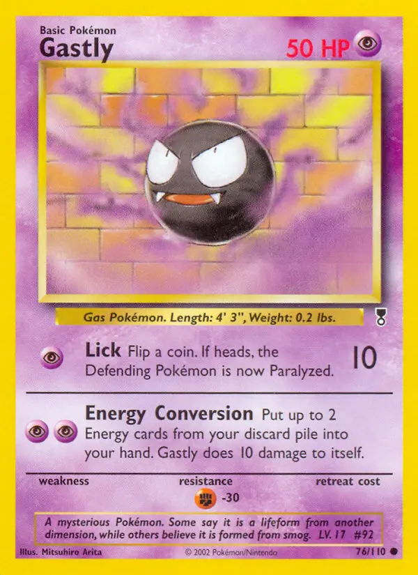 Gastly, Legendary Collection #76