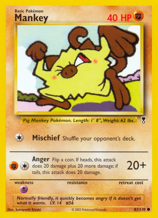 Mankey, Legendary Collection #81