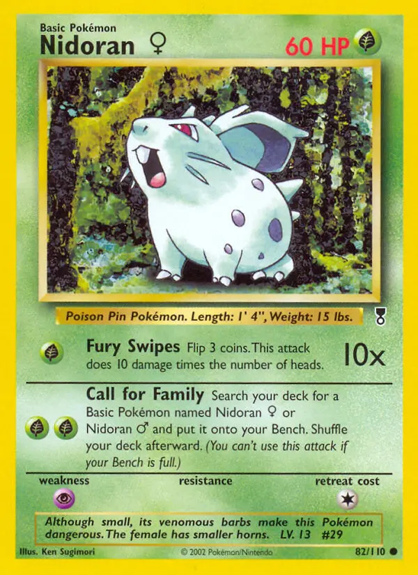 Nidoran♀, Legendary Collection #82