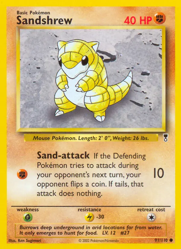 Sandshrew, Legendary Collection #91