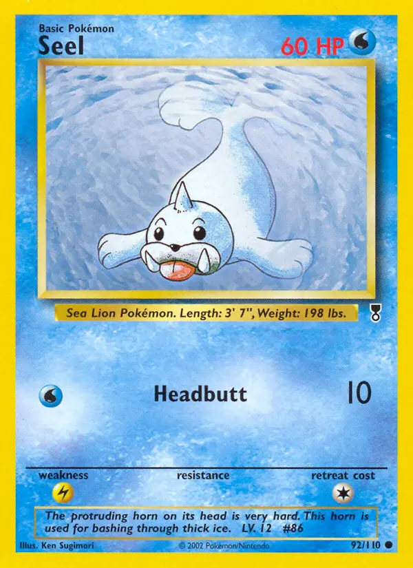 Seel, Legendary Collection #92