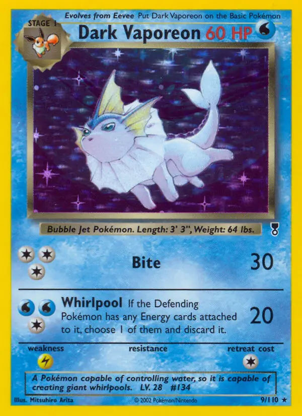 Dark Vaporeon, Legendary Collection #9