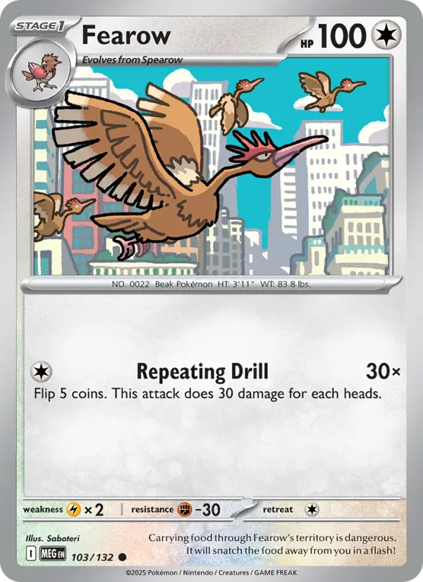 Fearow, Mega Evolution #103