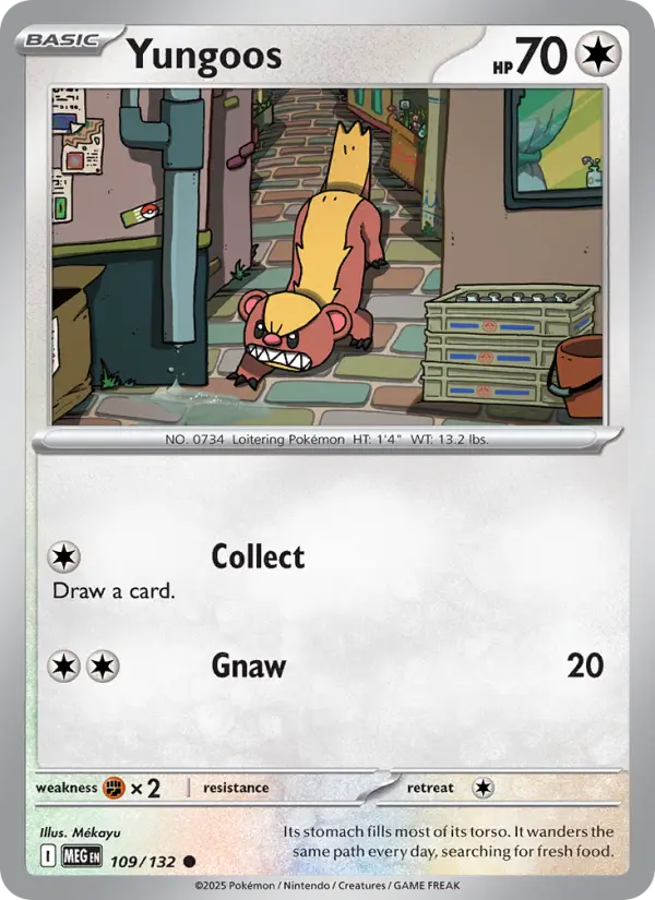 Yungoos, Mega Evolution #109