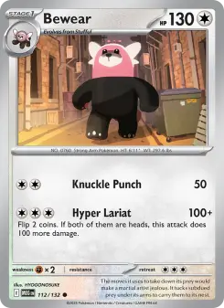 Bewear, Mega Evolution #112/132