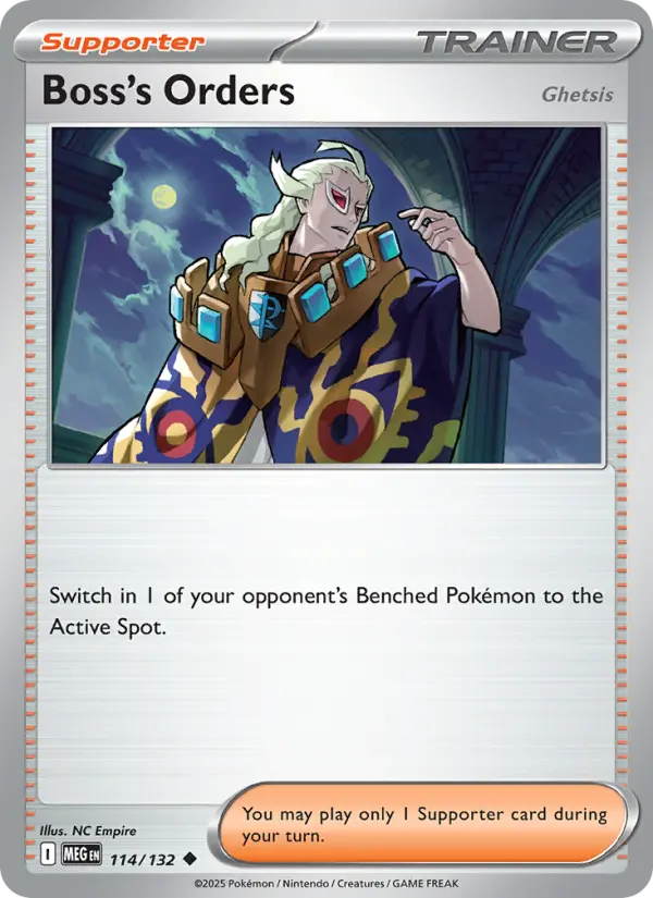 Boss's Orders, Mega Evolution #114