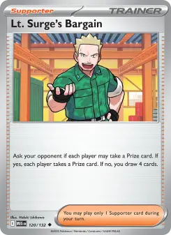 Lt. Surge's Bargain, Mega Evolution #120/132