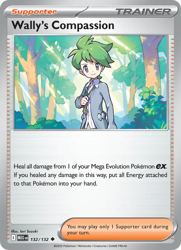 Wally's Compassion, Mega Evolution #132