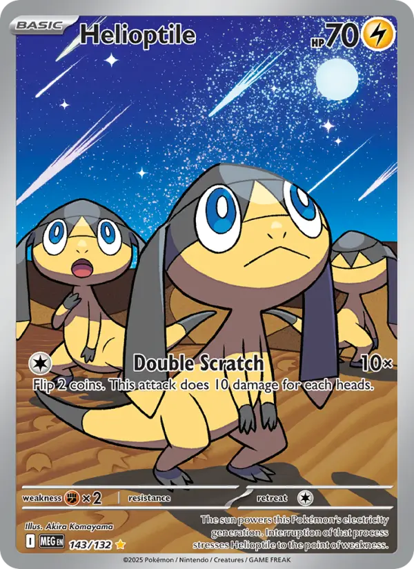 Helioptile, Mega Evolution #143