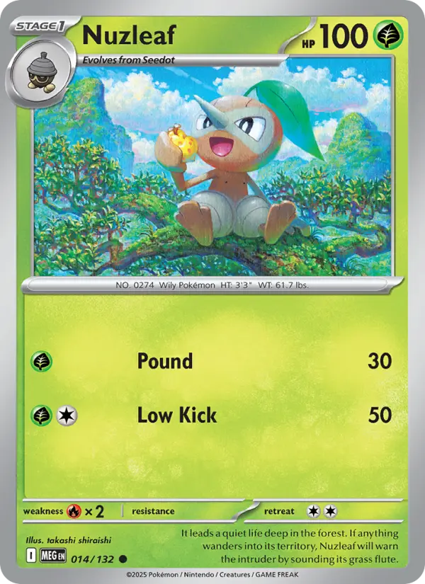 Nuzleaf, Mega Evolution #14