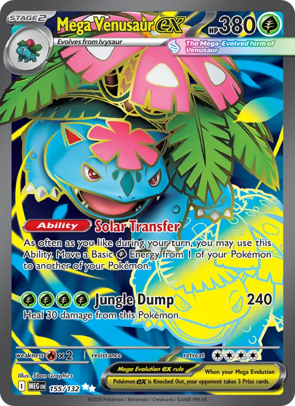 Mega Venusaur ex, Mega Evolution #155