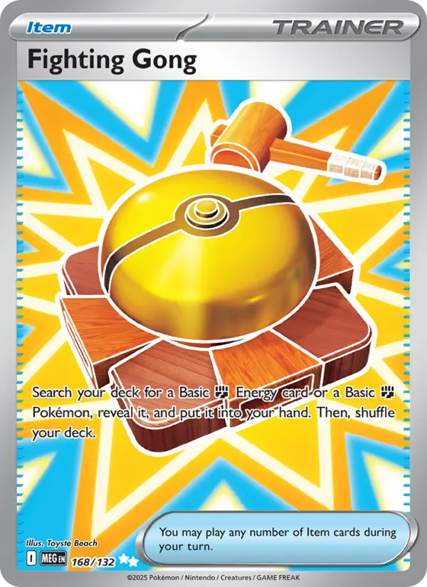 Fighting Gong, Mega Evolution #168