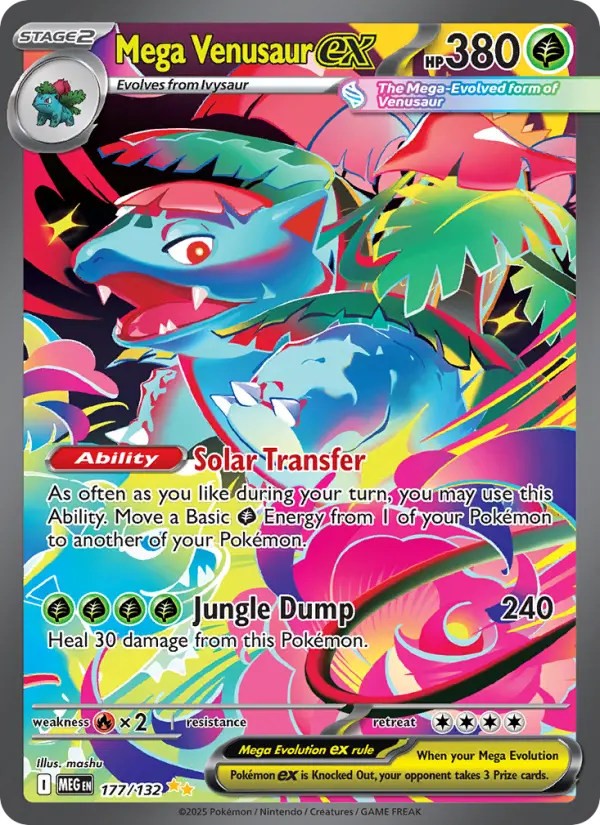 Mega Venusaur ex, Mega Evolution #177