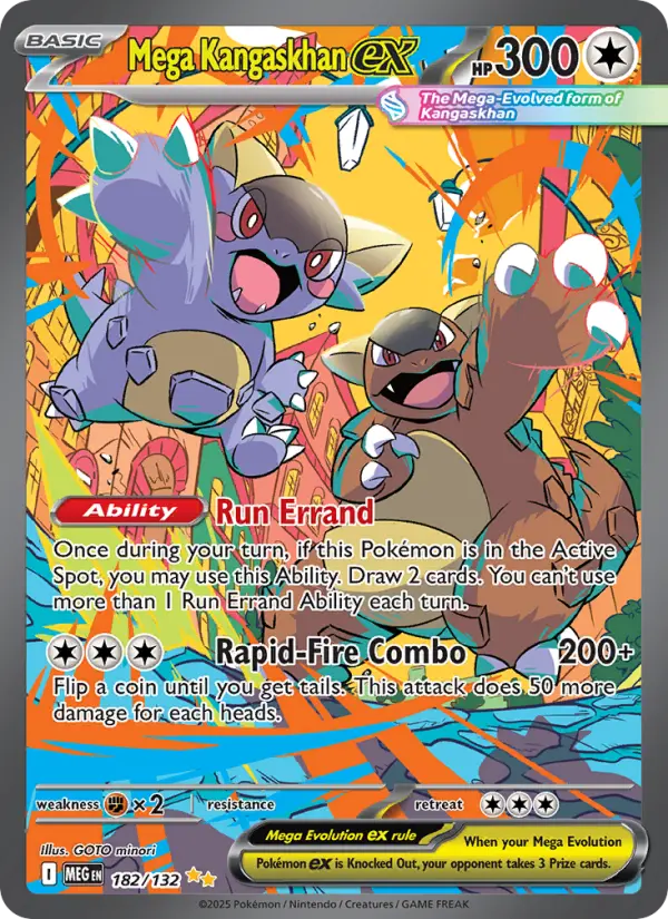 Mega Kangaskhan ex, Mega Evolution #182