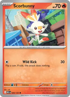 Scorbunny, Mega Evolution #26/132