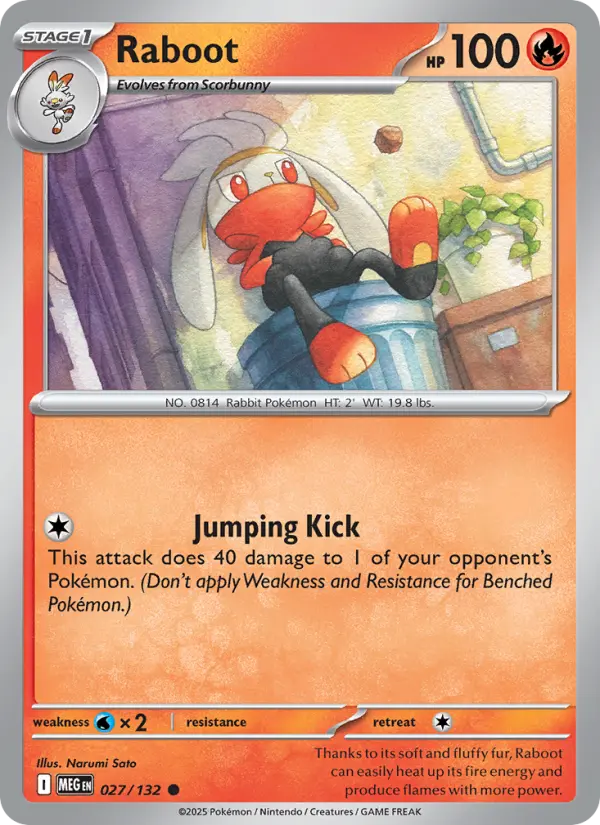 Raboot, Mega Evolution #27
