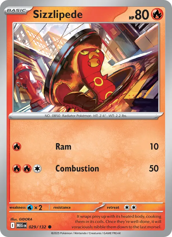 Sizzlipede, Mega Evolution #29