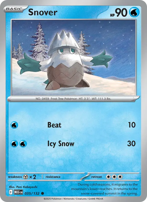 Snover, Mega Evolution #35