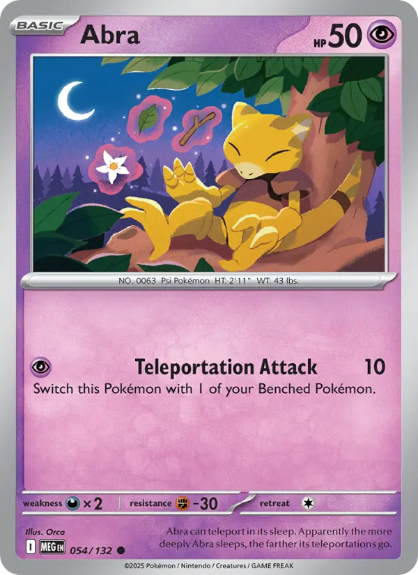 Abra, Mega Evolution #54