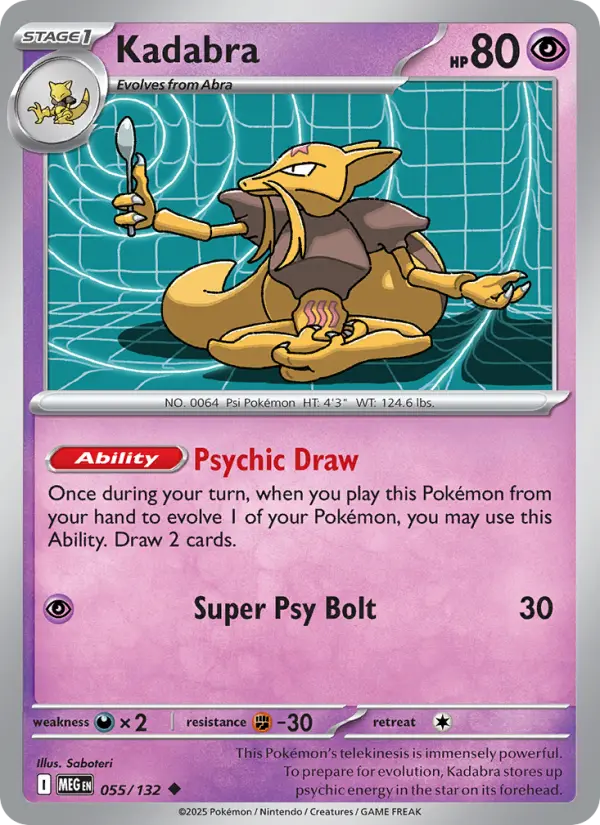 Kadabra, Mega Evolution #55