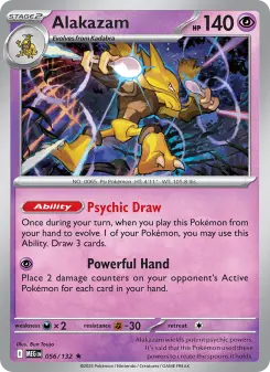 Alakazam, Mega Evolution #56/132
