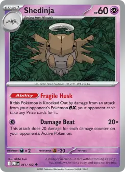 Shedinja, Mega Evolution #61/132