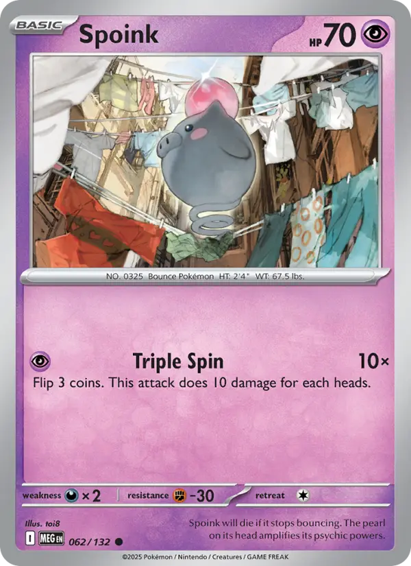 Spoink, Mega Evolution #62