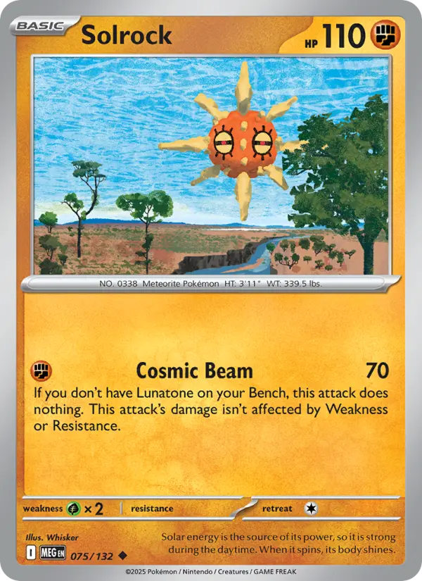 Solrock, Mega Evolution #75