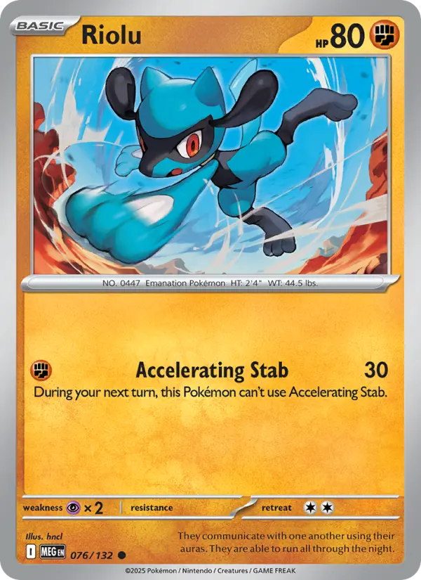 Riolu, Mega Evolution #76