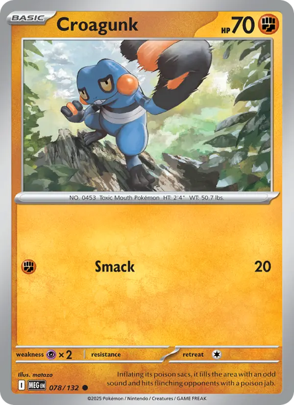 Croagunk, Mega Evolution #78