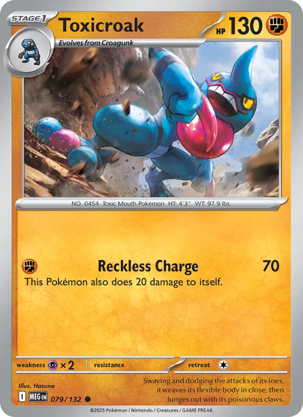 Toxicroak, Mega Evolution #79