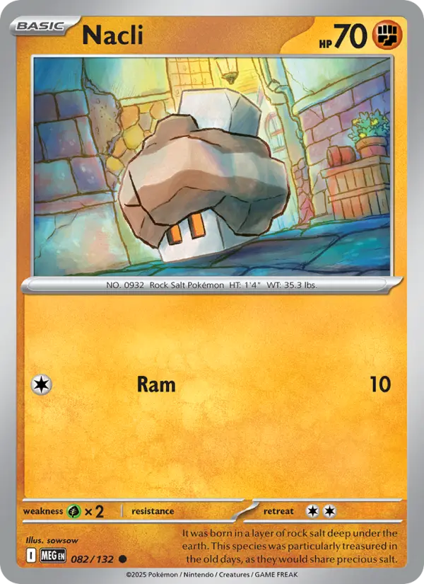 Nacli, Mega Evolution #82