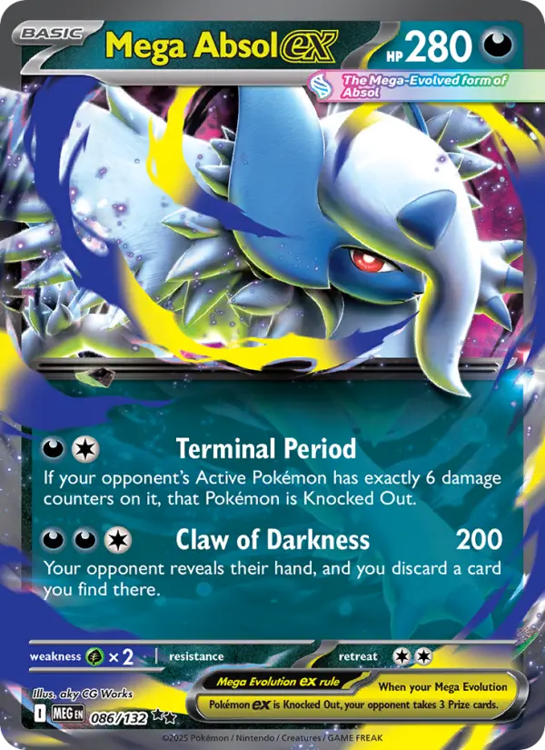Mega Absol ex, Mega Evolution #86