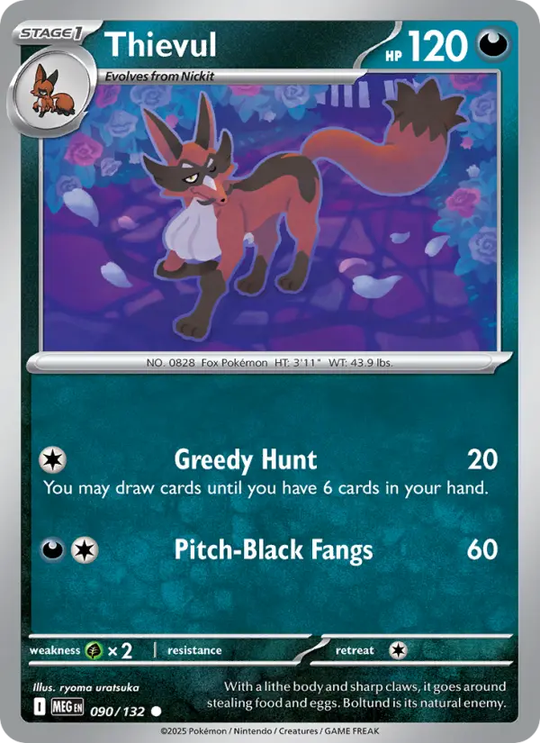 Thievul, Mega Evolution #90