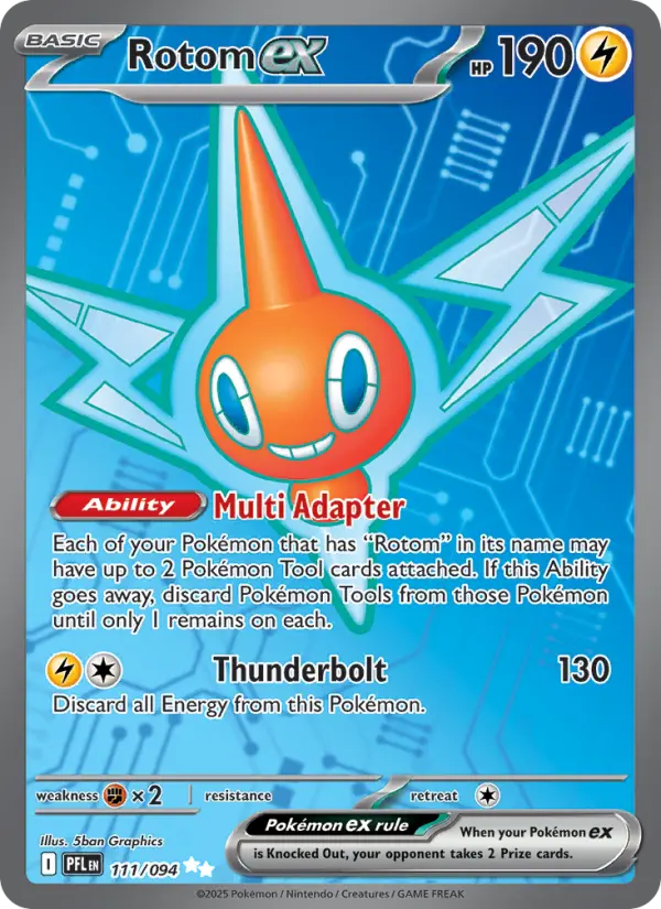 Rotom ex, Phantasmal Flames #111