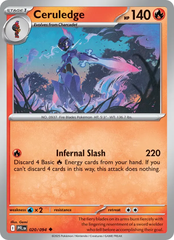 Ceruledge, Phantasmal Flames #20