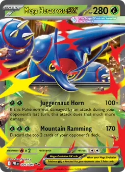 Mega Heracross ex, Phantasmal Flames #4/94