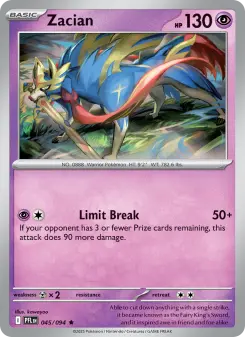 Zacian, Phantasmal Flames #45/94