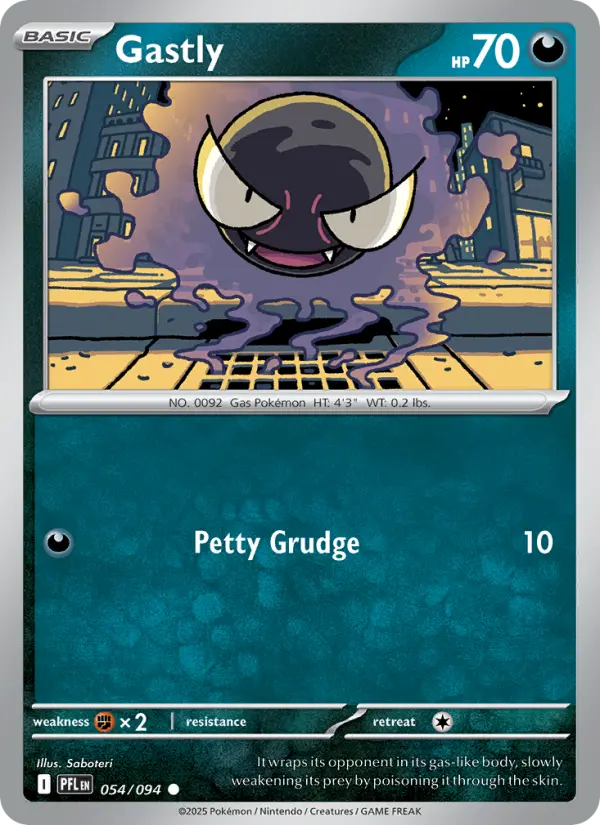 Gastly, Phantasmal Flames #54