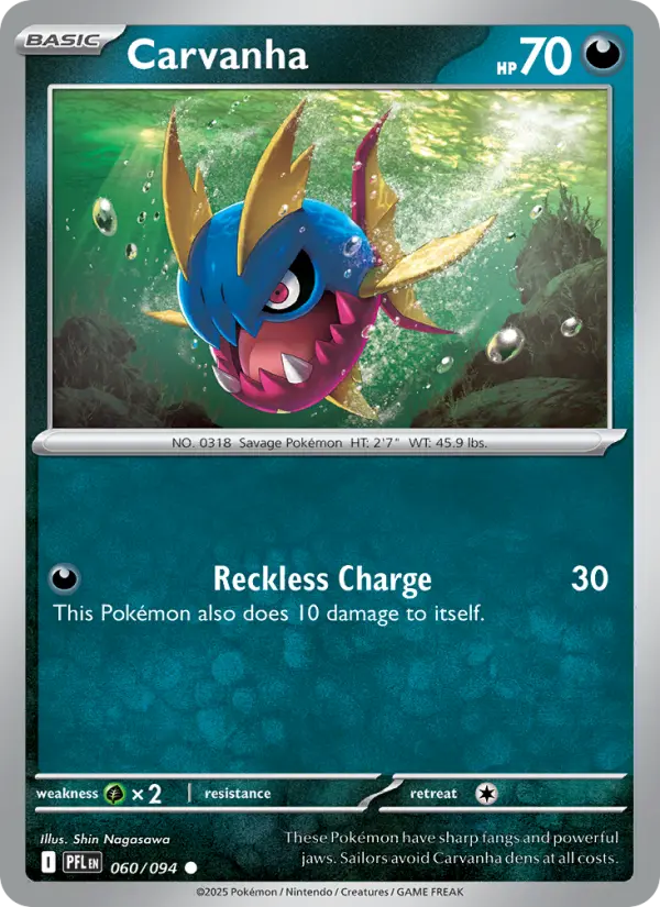 Carvanha, Phantasmal Flames #60