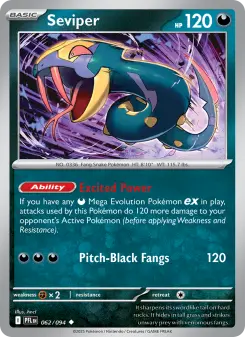 Seviper, Phantasmal Flames #62/94